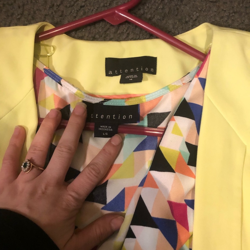 Blazer and undershirt set